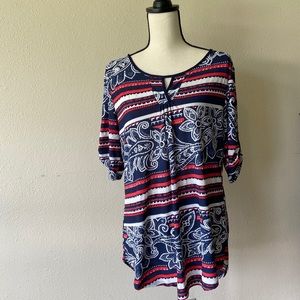 PerSeption Concept floral pattern blouse Size: XL